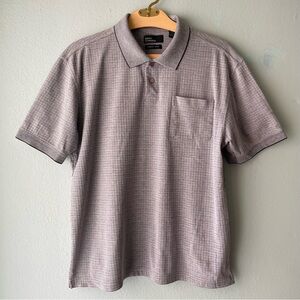 🌱5/$25🌱 Marc Edwards | Gray Swift-Dry Polo Dress Shirt